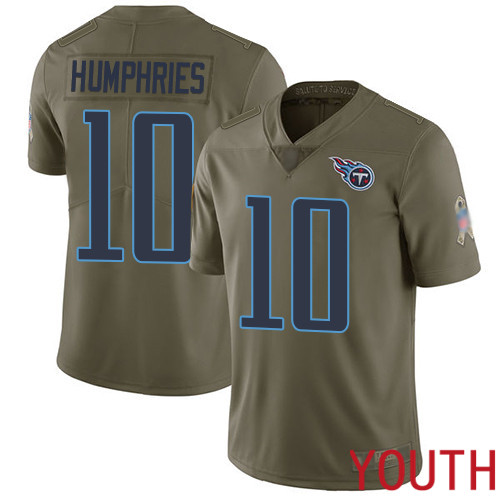 Tennessee Titans Limited Olive Youth Adam Humphries Jersey NFL Football #10 2017 Salute to Service
